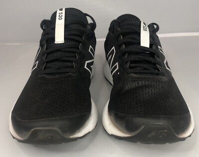 NEW BALANCE 520 V7 Athletic Running SHOES W520LK7 Black White