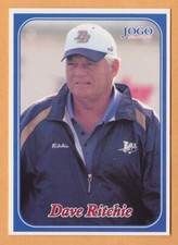 Dave Ritchie 2003 Jogo CFL card #104 Winnipeg Blue Bombers Cincinnati Bearcats