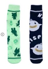 Nintendo - Unisex Animal Crossing Crew Socks - OSFM - 2 Pairs - NWOT