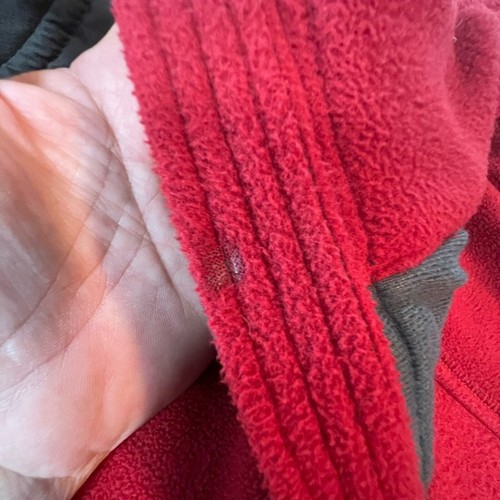 Free Country fleece Jacket Mens Outdoor Outerwear Red/Gray size large - Picture 15 of 15