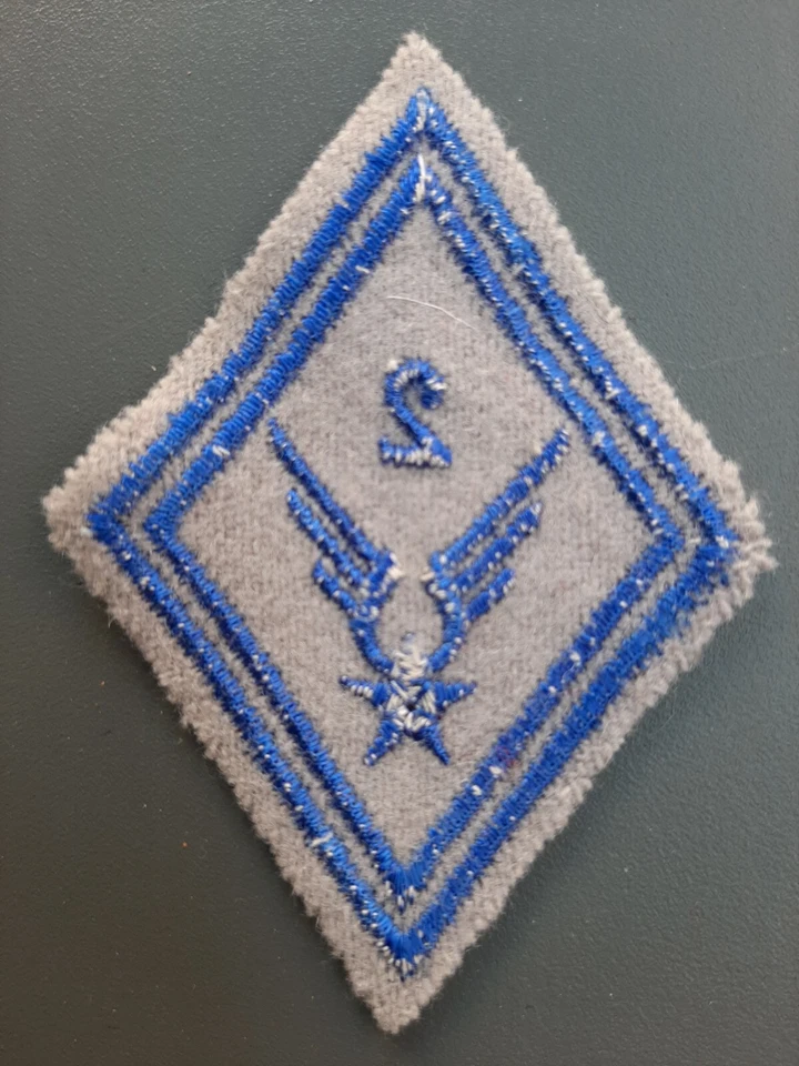 Losange de bras Mle 1945 2° GSALAT ALAT Matériel VINTAGE ORIGINAL PATCH - Photo 2/2