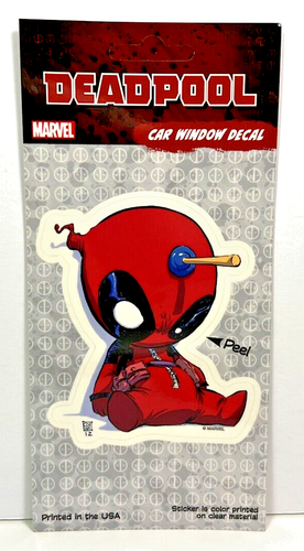 Marvel Dead Pool Chibi Collection Vinyl Decal