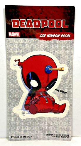 Marvel Dead Pool Chibi Collection Vinyl Decal - Afbeelding 1 van 3