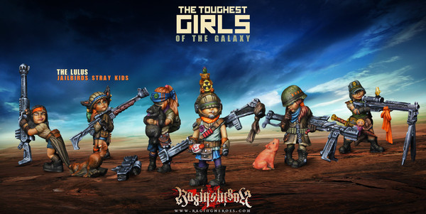 Raging Heroes Тюремные птицы The Lulus Six Stray Kids 28 мм 6390₽