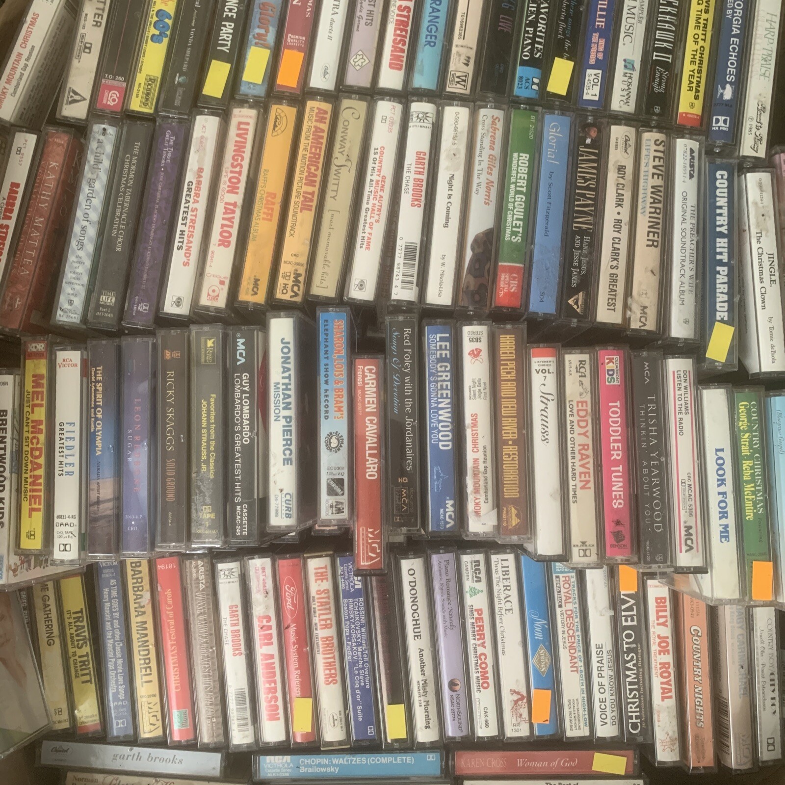 Random Lot Of 5 Cassette Tapes All Cassettes Are Tested And Working