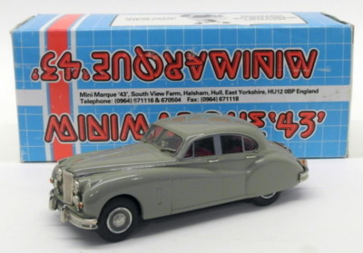 Minimarque 43 1/43 Scale Model Car 11B - Jaguar Mk.VII M-Type Saloon - Dove Grey