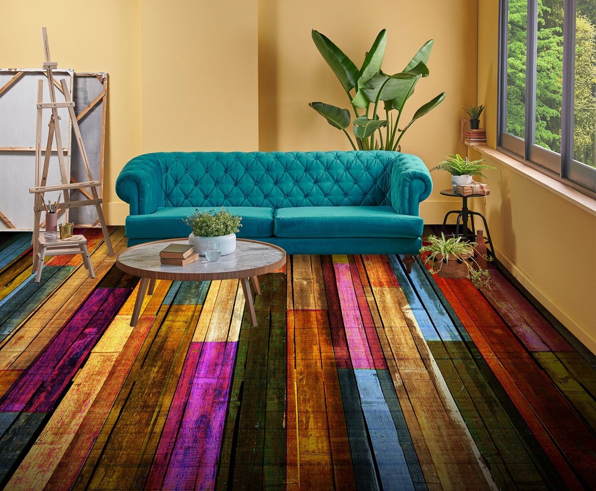 3D Color Board SKE1011 Floor WallPaper Print Decal Epoxy Floor