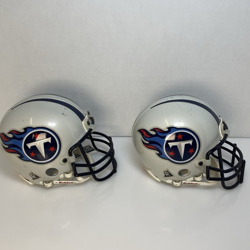 NFL Derrick Mason & Samari Rolle AUTORGAPHED Auto Titans Mini Football Helmets - Picture 9 of 13