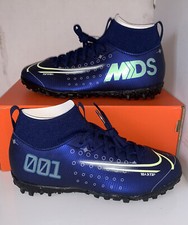 Nike Junior Superfly 7 Academy MDS Turf Soccer Shoes Blue/volt-wht BQ5407 401