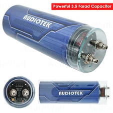 Audiotek 3500 watts 3.5 FARAD Car Audio Power Capacitor Cap Digital LED Display