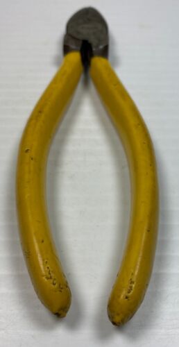 Vintage Great Neck Tools - 6-1/4" Diagonal Side Cutter Pliers with Yellow Grips - Picture 6 of 12