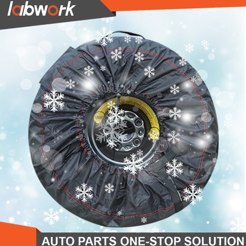 Labwork Fit For 22“-31” Tyre Bags Tyre Package Of 4 Black With Black Handle 600d - Picture 5 of 19