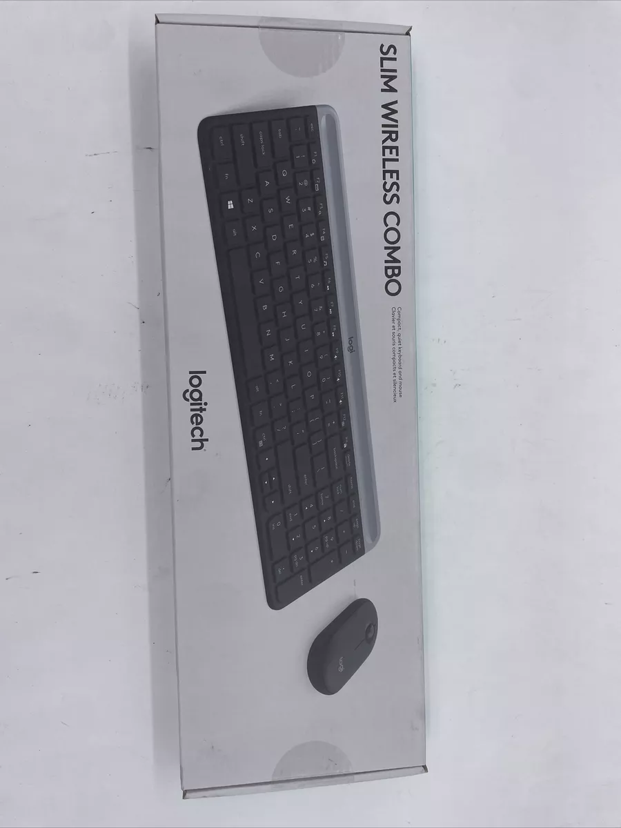 Logitech 920 010961 Slim Wireless Mouse Keyboard Combo NEW IN BOX