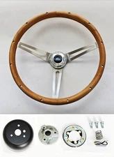 78-91 Ford Bronco F100 F150 F250 F350 Grant Steering wheel Walnut Wood 15" 