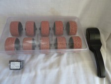 Stampin Up Roller Plus 10 Rubber Stamps Plus Storage Container, handle,ink