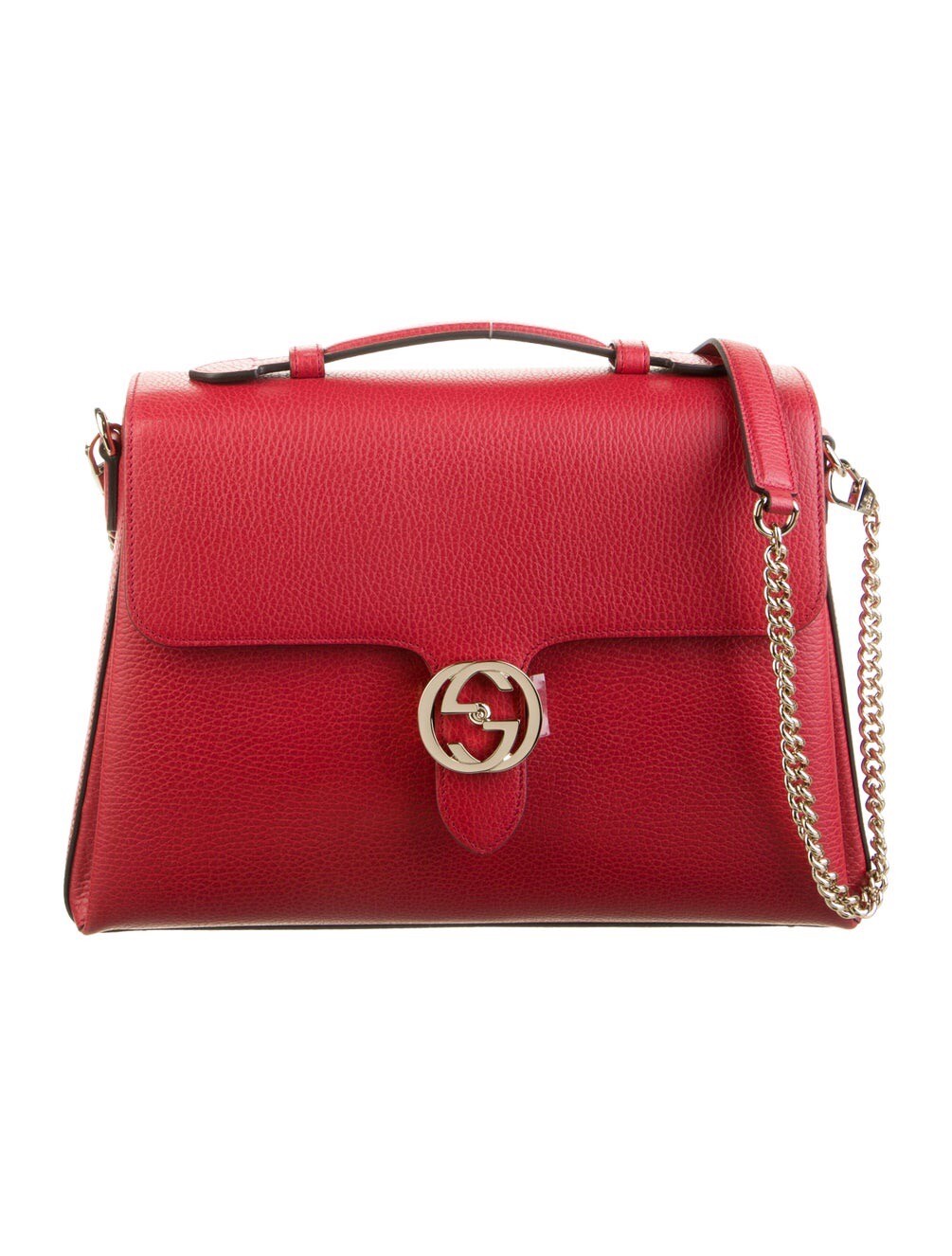 Gucci Interlocking G Top Handle Medium Shoulder B… - image 1