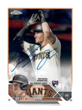 2023 Topps Chrome #RA-BJ Bryce Johnson Base Rookie Card Auto RC San Fran Giants