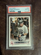 2022 Topps Series 1 Dansby Swanson Ultra Short Print SSSP sp Variation PSA 10