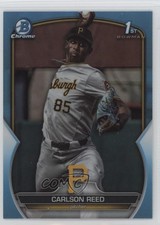 2023 Bowman Draft Chrome Sky Blue Refractor Carlson Reed #BDC-11 16ei