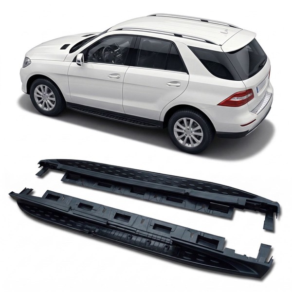 Seitentrittbretter Schwarz Passend FüR Mercedes Ml Gle W166 Suv-image
