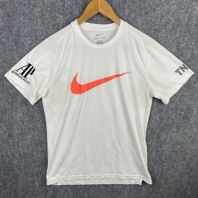 Nike Tennis Shirt Mens Medium White Audemars Piguet Dri Fit Swoosh TNNS