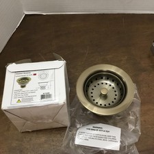 Kingston Brass Basket Strainer Stainless K112AB Antique Brass Tacoma 1-1/2"
