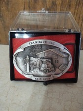 Vintage Standard Oil Company Pewter Belt Buckle - Limited Edition