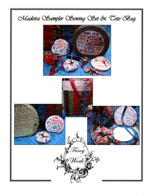 Fancy Work ''Madeira Sampler Sewing Set & Tote Bag'' Cross Stitch Pattern