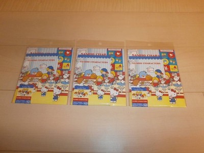 Sanrio Figuren Brief Set Salon 3er Pack Schreibwaren Memo Papier Umschlag süß