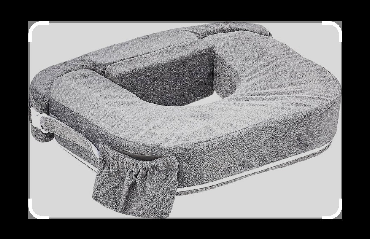 My Brest Friend  Twin Nursing Pillow (New/Never Used)-image