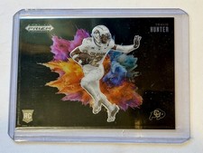 2025 Panini Prizm Draft Pick TRAVIS HUNTER - COLOR BLAST BLACK Case Hit SSP Jags