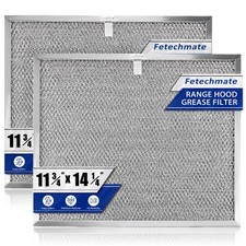 Allure Range Hood Grease Filter BPS1FA30 99010299 2 Count Pack of 1 , Silver