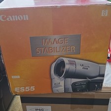 Canon ES55 8mm Video8 Camcorder 22x Optical Zoom Image Stabilization