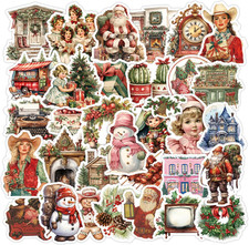 108Pcs Christmas Stickers for Crafts, Party Favors  Gifts - Christmas Tree Orna