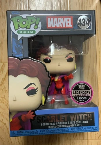 Funko Pop! Digital Marvel West Coast Avengers Scarlet Witch LE 1203 PCs