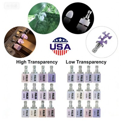 US Lab Lithium Disilicate C14 Glass Ceramic Blocks CAD CAM Sirona Cerec Veneer