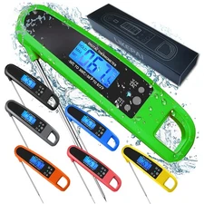 LIKEPAI Instant Read Meat Thermometer for Kitchen Cooking, Ultra Fast Precise...