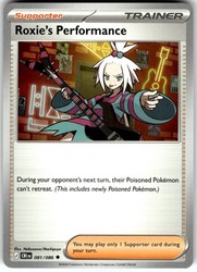 Roxie's Performance 081/086 ME04: Chaos Rising Uncommon Trainer Supporter