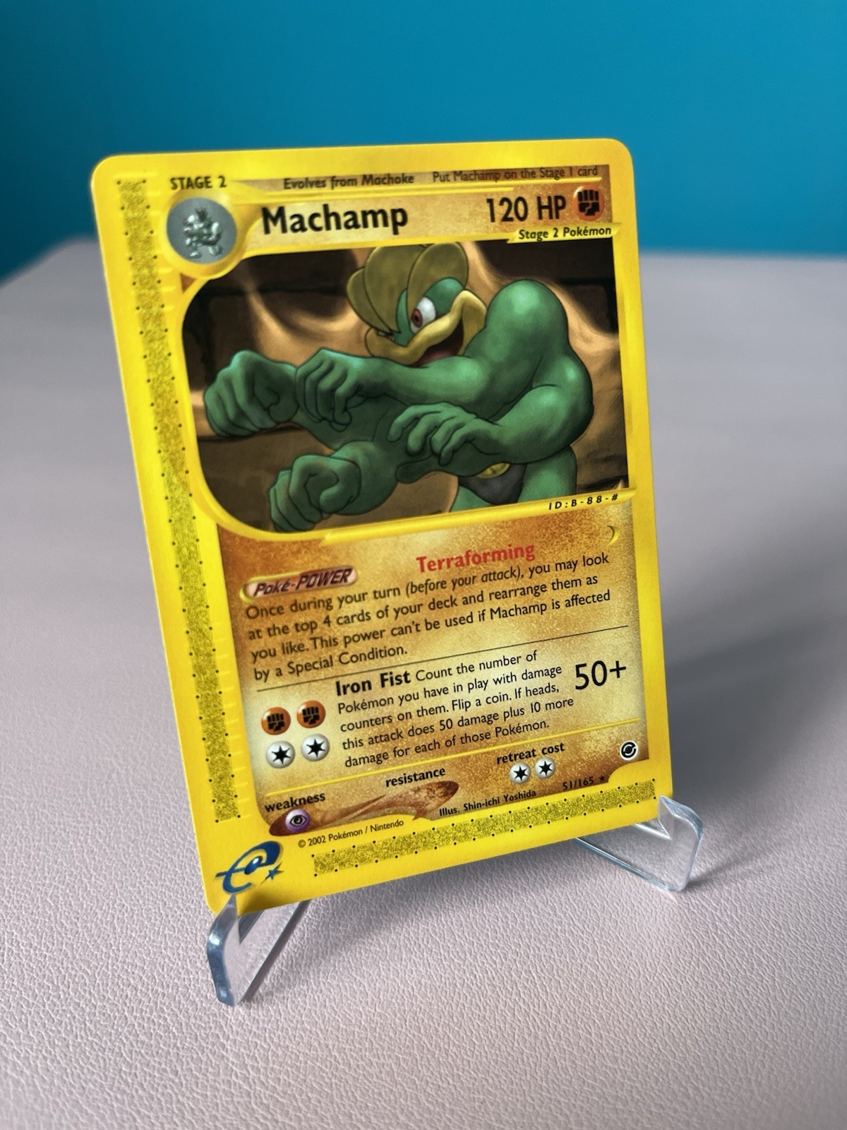 Pokémon TCG Expedition Base Set Machamp Non Holo Rare 51/165 E-Reader