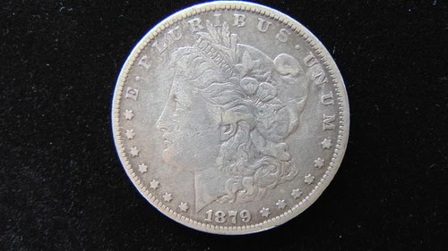 1879 Morgan Silver Dollar $1 Choice Philadelphia VF Nice Coin #3
