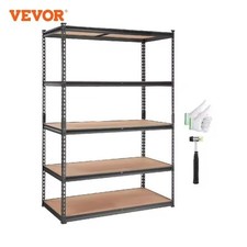 5 Tier Storage Shelf Unit Heavy Duty Metal Warehouse Garage Racking Organiser