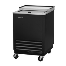 Turbo Air TBC24SBGFN6 24 7/8 in 1Lid Black Glass Chiller