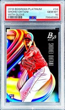 Shohei Ohtani RARE ROOKIE RC RAINBOW FOIL REFRACTOR TOPPS PSA 10