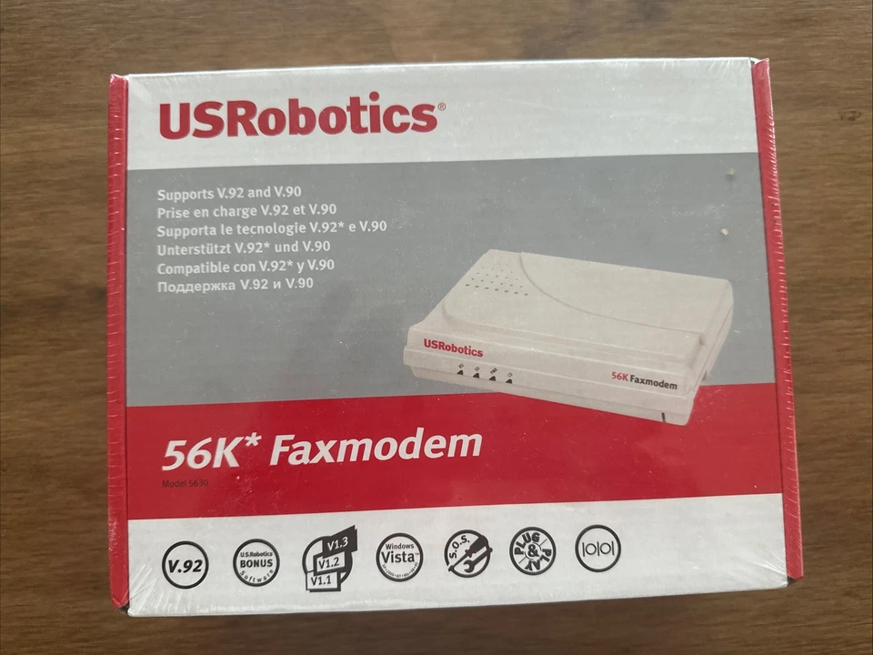 US Robotics - 56K Fax-modem - New & Sealed - Image 2 of 4