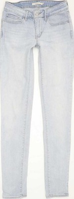 Levi's 711 Damen Jeans blau Skinny Slim Stretch W27 L32 (89361)