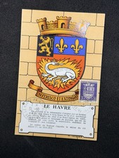 Carte Postale Maximum No. 561 1942 Blason Le Havre France