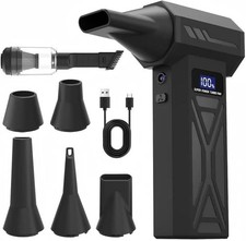 Compressed Air Duster  2-in-1 Duster and Vacuum Cleaner, 110000RPM Super