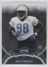 2011 Bowman Sterling Nick Fairley #4 0w8