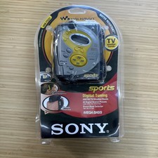 Sony Walkman Sports Cassette Player - FM/AM Digital Tuner WM-FS221 Vintage