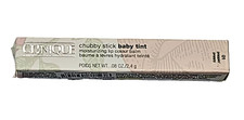 Clinique Chubby Stick Baby Tint Lip Color Balm in 01 Poppin Poppy .08oz/2.4g New